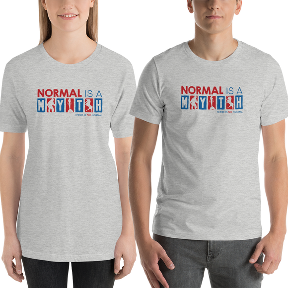 shirt normal is a myth big foot mermaid unicorn peer pressure popularity disability special needs awareness inclusivity acceptance activism