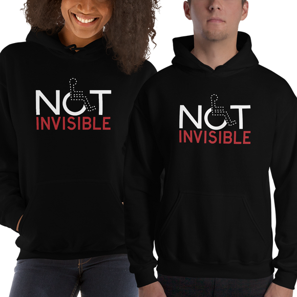 not invisible disabled disability special needs visible awareness diversity wheelchair inclusion inclusivity impaired acceptance