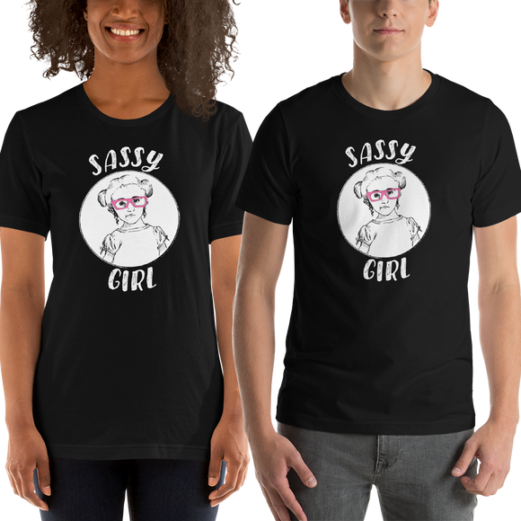 Sammi Haney Sassy Girl Fan Shirt Esperanza Netflix Raising Dion wheelchair pink glasses sass disability osteogenesis imperfecta OI