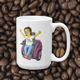 coffee mug Not All Actor Use Stairs yellow cartoon Raising Dion Esperanza Netflix Sammi Haney ableism disability rights inclusion wheelchair actors disabilities actress