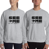 sweatshirt See me not my disability wheelchair invisible acceptance special needs awareness diversity inclusion inclusivity 