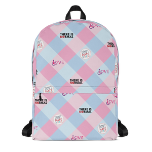 Normal is a Myth (Bigfoot, Mermaid, Unicorn & Loch Ness Monster Pattern) Backpack