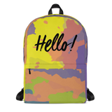 Hello! (Friendly) Colorful Backpack