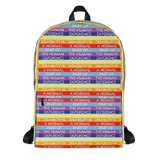 Disability is a Normal Part of the Human Experience (Pattern) Backpack