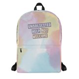 Unsolicited Help Not Welcome (Colorful) Backpack