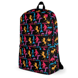 Normal is a Myth (Bigfoot, Mermaid, Unicorn & Loch Ness Monster Pattern) Backpack