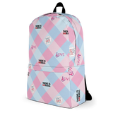 Disability Themed Small Patchwork (Back Pack) Pastel Colors