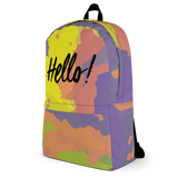 Hello! (Friendly) Colorful Backpack