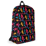 Normal is a Myth (Bigfoot, Mermaid, Unicorn & Loch Ness Monster Pattern) Backpack