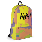 Hello! (Friendly) Colorful Backpack