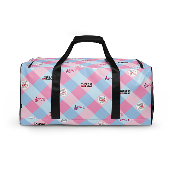 Disability Themed Small Patchwork (Duffle Bag) Pastel Colors