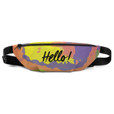 Hello! (Friendly) Colorful Fanny Pack