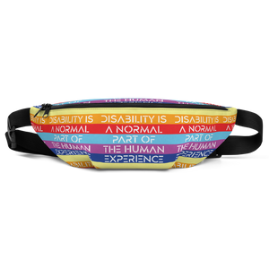 Disability is a Normal Part of the Human Experience (Pattern) Fanny Pack