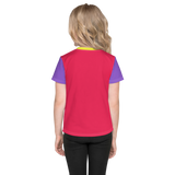 LOVE (for the Disability Community) Color Block Unisex Kid's Crew Neck T-shirt
