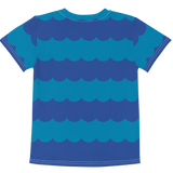 Normal is a Myth (Loch Ness Monster Pattern) Unisex Kids Crew Neck T-shirt
