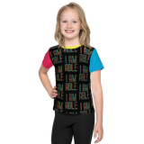 I am Able (Color Block Kids Crew Neck T-shirt)