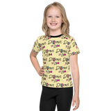 Different Does Not Equal Less (As Seen on Netflix's Raising Dion) Pattern Kids Crew Neck T-shirt