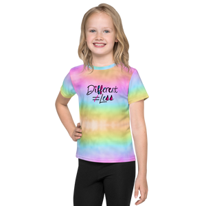 Different Does Not Equal Less (As Seen on Netflix's Raising Dion) Unisex Colorful Kids Crew Neck T-shirt