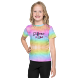 Different Does Not Equal Less (As Seen on Netflix's Raising Dion) Unisex Colorful Kids Crew Neck T-shirt
