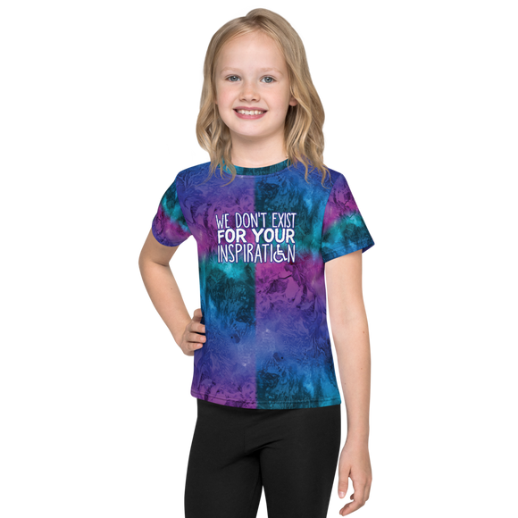We Don't Exist for Your Inspiration (Unisex Kids Crew Neck T-shirt)