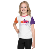 100% Human Being (Color Block) Unisex Kids Crew Neck T-shirt