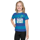 Normal is a Myth (Loch Ness Monster Pattern) Unisex Kids Crew Neck T-shirt