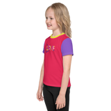 LOVE (for the Disability Community) Color Block Unisex Kid's Crew Neck T-shirt
