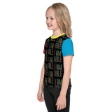 I am Able (Color Block Unisex Kids Crew Neck T-shirt)