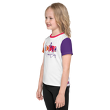 100% Human Being (Color Block) Unisex Kids Crew Neck T-shirt