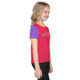 LOVE (for the Disability Community) Color Block Unisex Kid's Crew Neck T-shirt