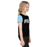 Peace and Love (PNL) Color Block Unisex Kids Crew Neck T-shirt