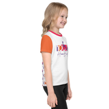 100% Human Being (Color Block) Unisex Kids Crew Neck T-shirt