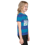 Normal is a Myth (Loch Ness Monster Pattern) Unisex Kids Crew Neck T-shirt