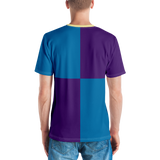 It's OK to be an Odd Duck! Color Block Men's Crew Neck T-shirt