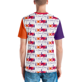 100% Human Being (Color Block) Men's Crew Neck T-shirt