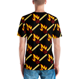 Diversity is Fire (Pattern) Men's Crew Neck T-shirt