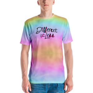 Different Does Not Equal Less (As Seen on Netflix's Raising Dion) Colorful Men's Crew Neck T-shirt