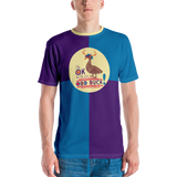 It's OK to be an Odd Duck! Color Block Men's Crew Neck T-shirt