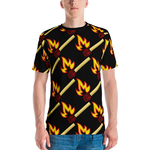 Diversity is Fire (Big Match Design - Pattern) Men's Crew Neck T-shirt