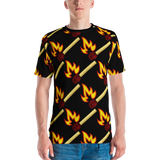 Diversity is Fire (Big Match Design - Pattern) Men's Crew Neck T-shirt
