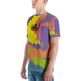 Hello! (Friendly) Colorful Men's Crew Neck T-shirt