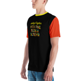 Holding It Together with Pins, Rods & Screws (Color Block Men's Crew Neck T-shirt)