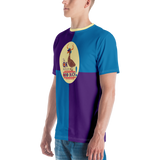 It's OK to be an Odd Duck! Color Block Men's Crew Neck T-shirt