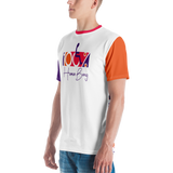 100% Human Being (Color Block) Men's Crew Neck T-shirt