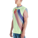 Love for the Disability Community (Rainbow Shadow) Men's Crew Neck T-shirt