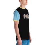 Peace and Love (PNL) Unisex Color Block Men's Crew Neck T-shirt