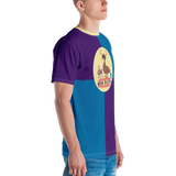 It's OK to be an Odd Duck! Color Block Men's Crew Neck T-shirt