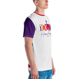 100% Human Being (Color Block) Men's Crew Neck T-shirt