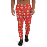 Not All Heroes Use Stairs (Men's Joggers) Comic Book Speech Bubbles Pattern