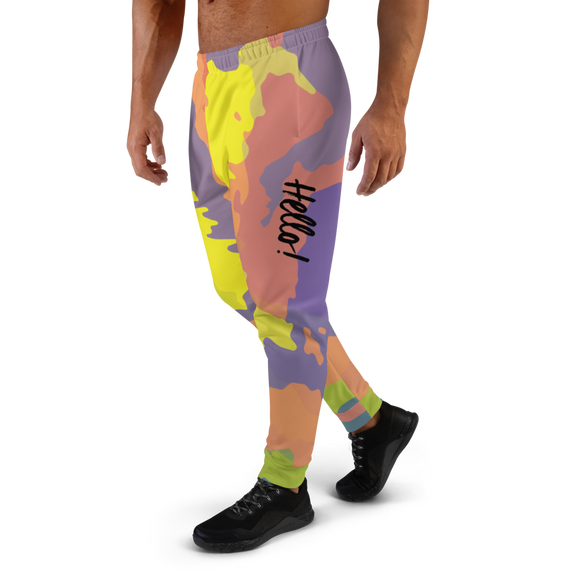 Hello! (Friendly) Colorful Men's Joggers